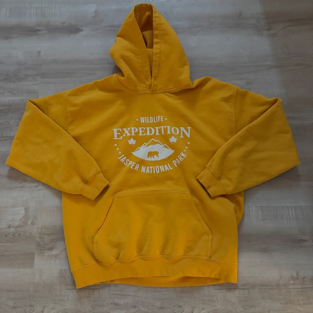 Jasper National Park - Wildlife expedition - Hoodie - Yellow - L